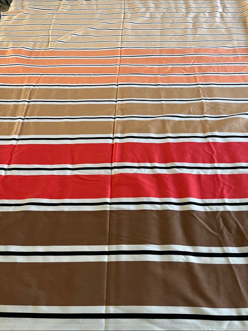 Striped Retro Pattern knit Fabric